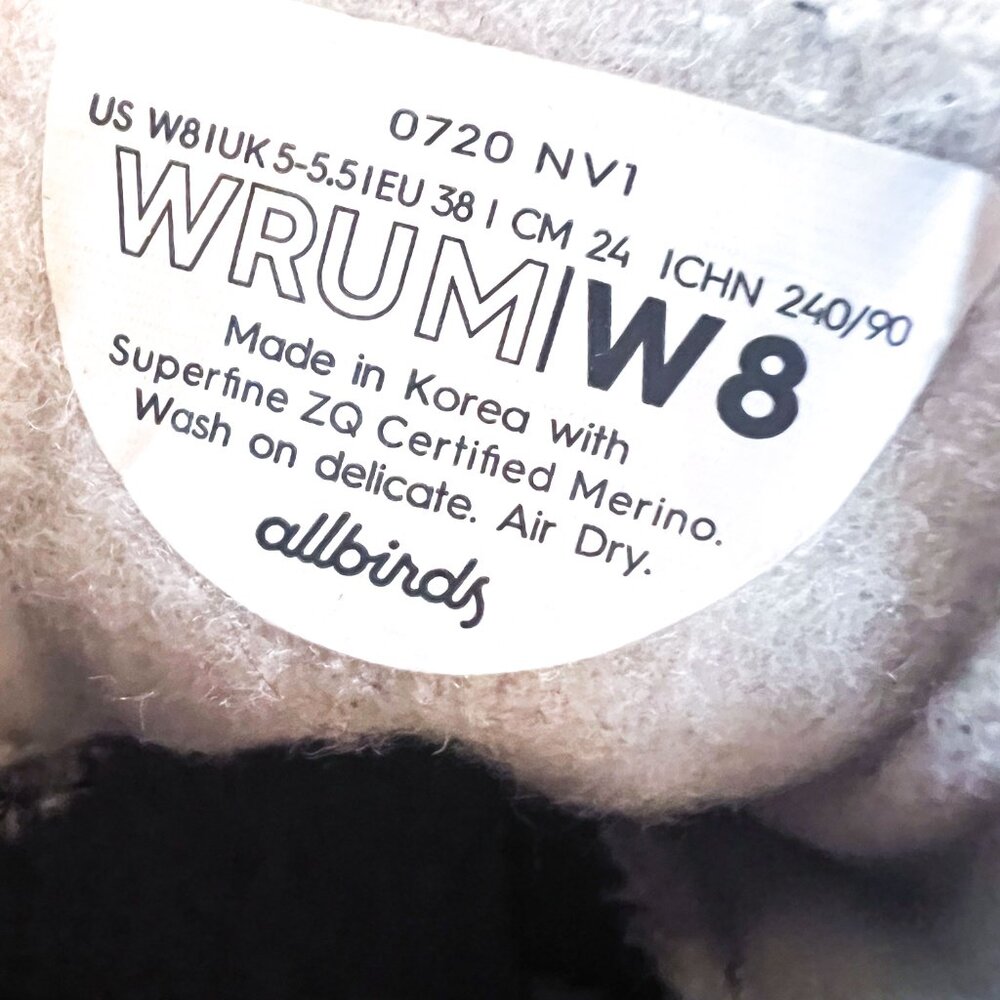 ALLBIRDS Women's Ursa Minor (Dark Grey Sole) Wool Runner-up Mizzle - Picture 13 of 13